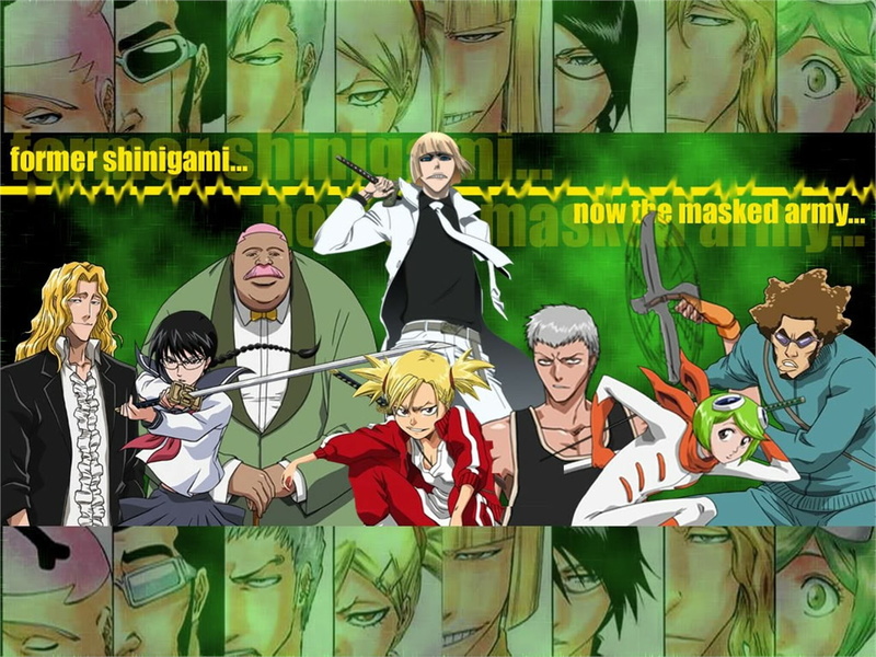 Mashiro Kuna, Hachigen Ushoda, Lisa Yadomaru, Hiyori Sarugaki, 720P, Shinji Hirako, Love Aikawa, Kensei Muguruma, Rōjūrō Ōtoribashi, Bleach