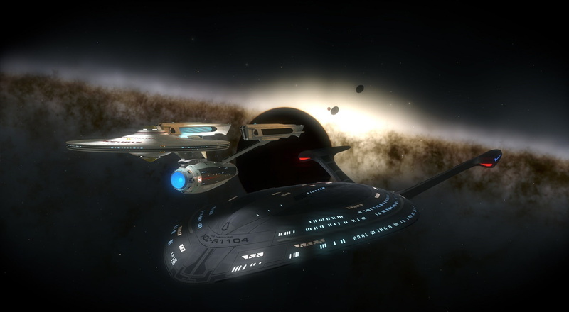 Star Trek, galaxy, USS Enterprise (spaceship), space, 720P, artwork