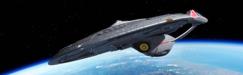 sky, environment, cockpit, flying, star trek uss enterprise spaceship space multiple display, marine, animal, animal wildlife, underwater, one animal, sea