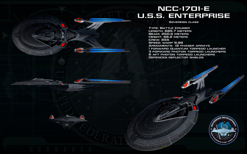 USS Enterprise (spaceship), Star Trek, 4K