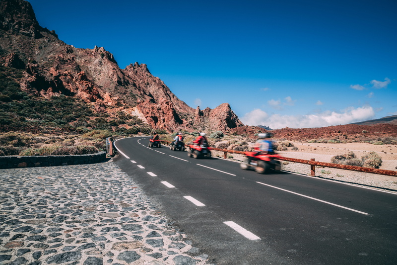 la orotava, road trip, transportation, land vehicle, motion blur, scenics - nature, forest, four, speed, trail, formation, road marking, motor vehicle