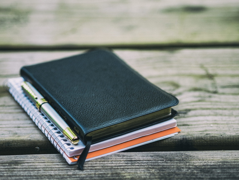 office supply, diary, publication, indoors, data, note pad, still life, notes, notebook, research, focus on foreground, leather, wood - material, no people