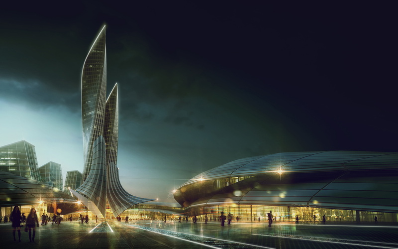 Eye Level Visualization, building, Pedro Fernandes, 4K, architecture, the city