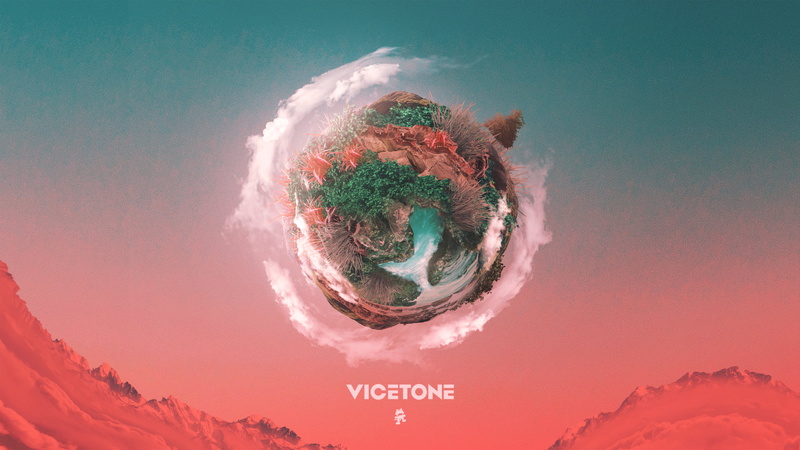 Love Plus, EDM, 4K, love handles, abstract, Monstercat, clouds, visual novel, vicetone, Fantasy Architecture, planet