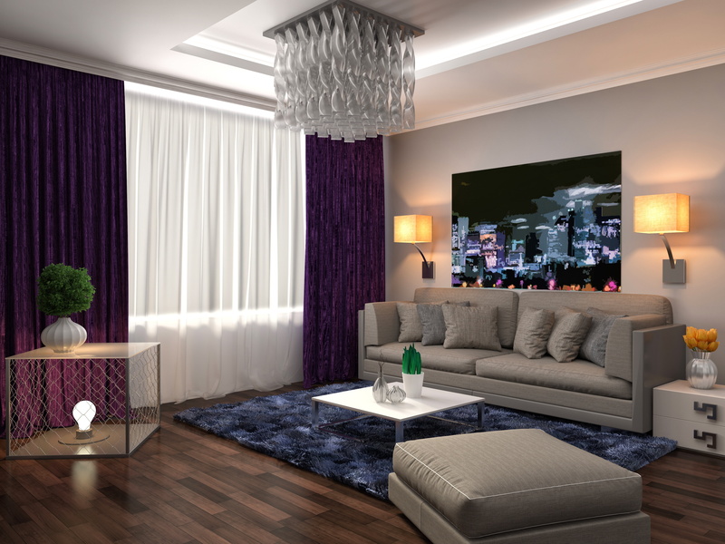 modern, picture, living room, sofa, 4K, design, style, interior, chandelier