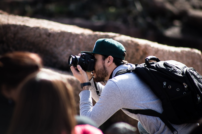 photography themes, paparazzi, electronics, young adult, slr camera, condor, group of people, animal, men, day, waterfowl, human, man, beside, adult, enchanted rock