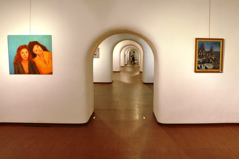 travel destinations, wall - building feature, art and craft, Beyoğlu, arch, art center, corridor, frame, door, arcade, ornate, picture frame, Istanbul