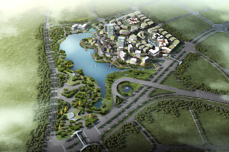 city model, cityscape, prototype, creative, day, high angle view, no people, top, city, 5K, transportation, ecology, travel destinations, plant, buildings
