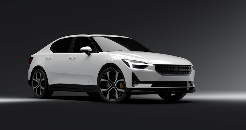vehicle, CGI, automotive, Polestar, digital art, Volvo, car, Polestar 2, 3D visualization, vred, render, 4K