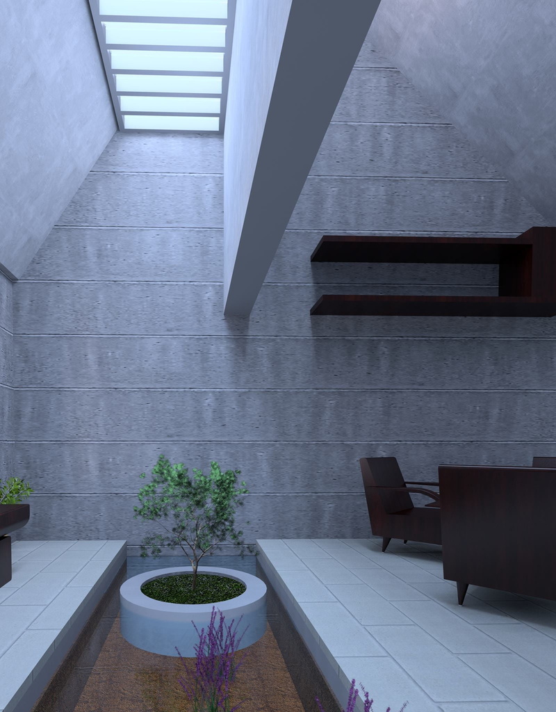 built structure, 1080P, potted plant, home, houseplant, staircase, visualization, plant, building, window, table, absence, pretty, furniture, home interior