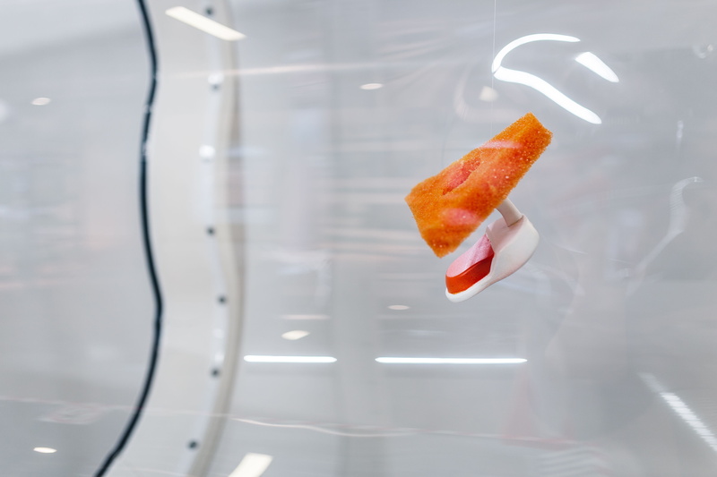 wellbeing, glass - material, domestic room, astronaut, future, minimalist, no people, red, white, 5K, minimal, healthy eating, transparent, temptation
