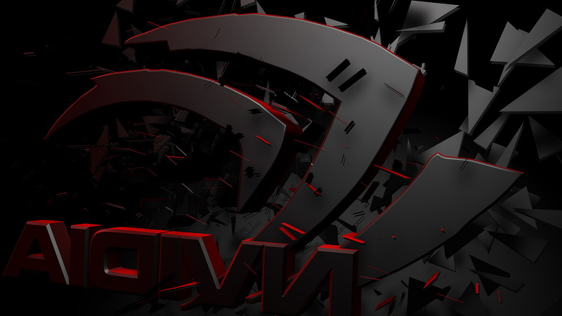 communication, backgrounds, close-up, full frame, logo, neon, illuminated, 3d, no people, time, architecture, render, night, technology, GPUs, 1080P, Nvidia