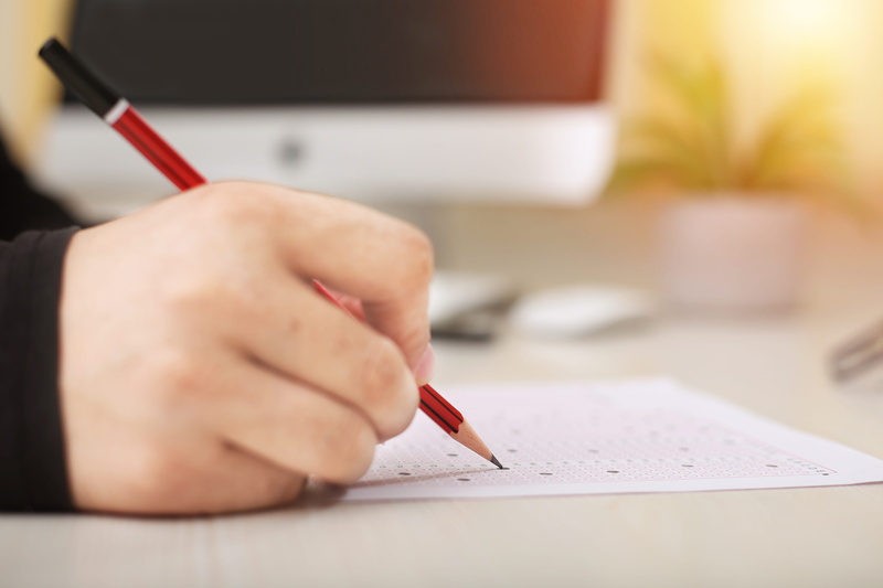 exam, man, study, check, filled, human hand, office, paper, table, document, writing, business, school, indoors, human body part, holding, pen, portrait