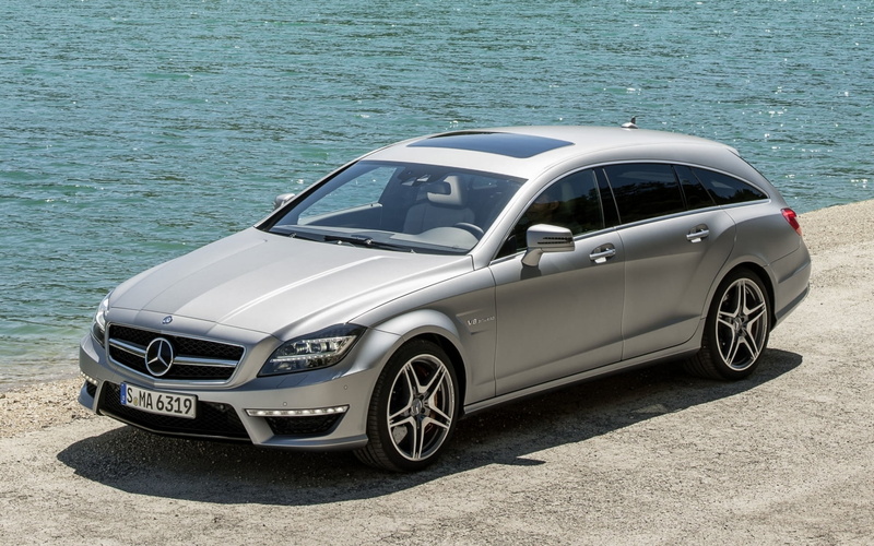 sea, Mercedes-Benz, land vehicle, wheel, CLS, the front, sunlight, shore, nature, mercedes, travel, car, Mercedes.Tsls, water, silver, blue, motion, AMG