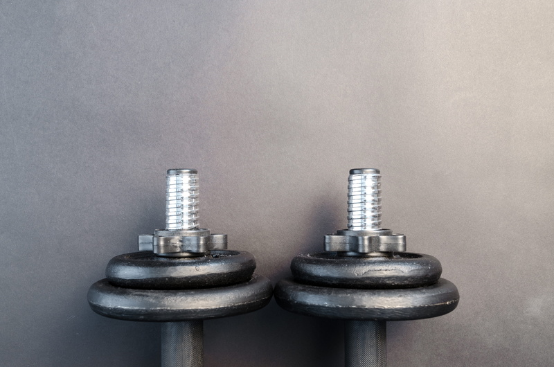 no people, dumbbells, wall - building feature, weight training, nut - fastener, gray, close-up, indoors, screw, pipe - tube, bolt, 4K, iron, copy space