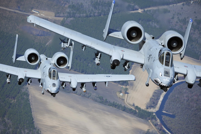 thunderbolt, warthog, jet, airplane, plane, military, bomb, fighter, 2K, bomber, a 10