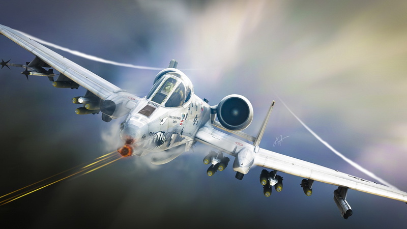 motion, aerospace industry, plane, fairchild republic a 10 thunderbolt ii, nature, flying, military, airplane, outdoors, transportation, leaving, sky, day