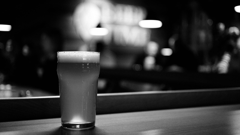 black and white, 2K, pint glass, bar - drink establishment, food and drink, czech repubic, food, table, evening, craft beer, bar counter, refreshment