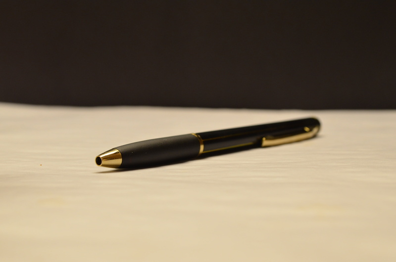 silver colored, luxury, ballpoint pen, correspondence, write, corporate business, 4K, message, close-up, communication, writing instrument, black color