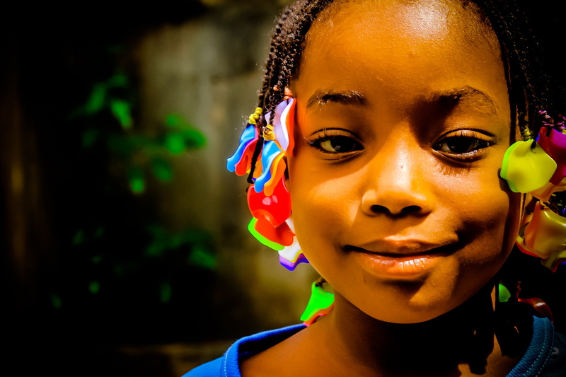 females, selective, leisure activity, looking at camera, african Descent, close-up, cheerful, girls, one person, headshot, african beads, hair, human Face