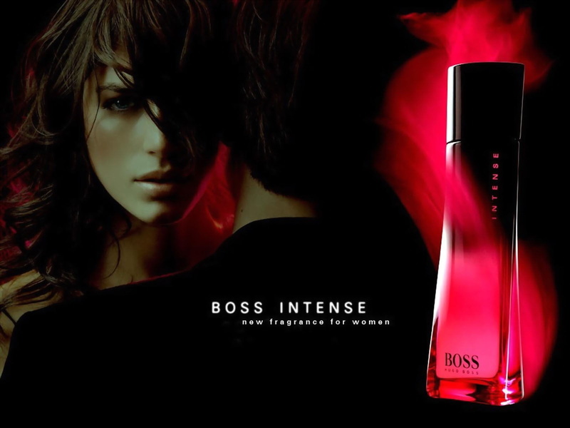 young adult, Perfumes, hairstyle, text, Hugo boss, communication, indoors, Fragrance, headshot, beautiful woman, 720P, western script, women, red, beauty
