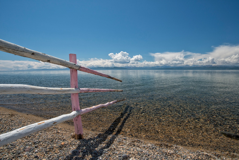 horizon over water, non-urban scene, day, mongolia, water, Lake, sky, sunlight, fence, fax the northwest part, outdoors, cloud - sky, horizon, tranquil scene