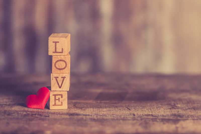 table, creativity, outdoors, decor, single Word, day, focus on foreground, block, capital letter, text, toy, romance, wood - Material, four, no people