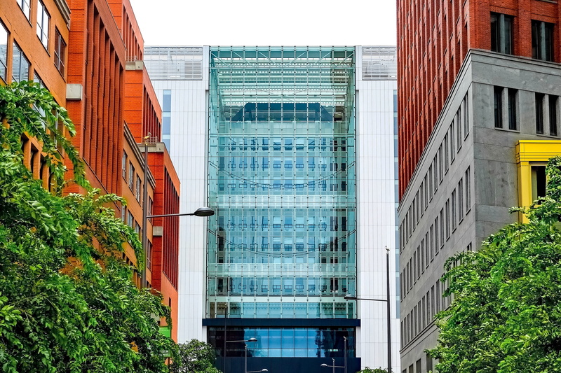 architecture, 4K, no people, europe, holland, building exterior, construction, sky, urban, plant, glass - material, glass, residential district, window