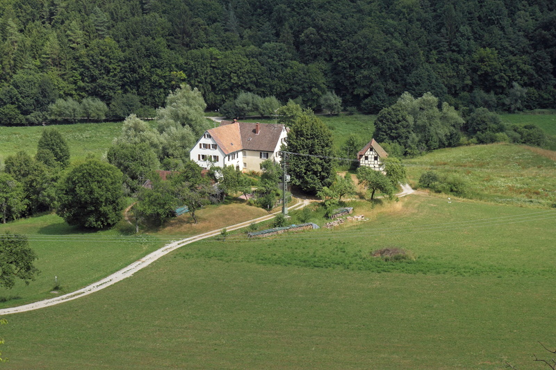 tranquility, woods, building exterior, plant, Germany, countryside, fields, day, green Color, spring, forest, no people, building, grass, hill, house, nature