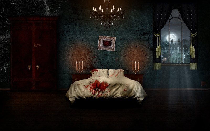 dirty, night, old, spooky, indoors, the moon, gray, dark, abandoned, old-fashioned, absence, house, pillow, relaxation, lighting equipment, loneliness