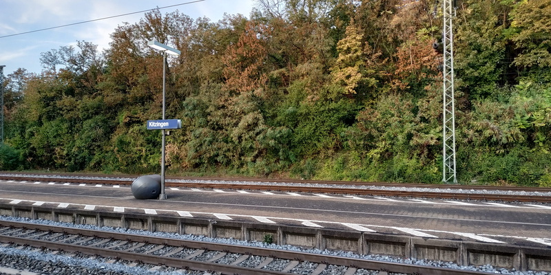 growth, threshold, communication, train, public transportation, road, forest, plant, railway tracks, tree, 4K, travel, stop, outdoors, kitzingen, rail transportation