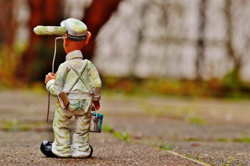 delete, house painter, road, deco, military, decoration, figure, uniform, transportation, day, walking, males, clothing, paint, cute, roll, ground, funny