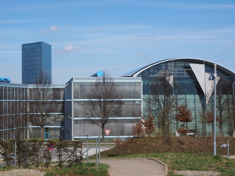 nature, office building exterior, travel destinations, central, production site, festo company, office, skyscraper, head office, sky, building exterior