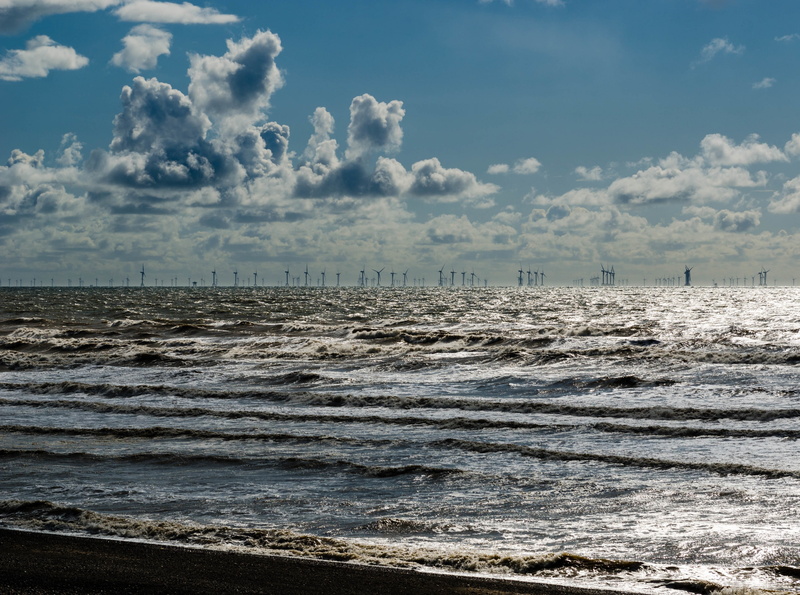 windturbine, alternativeenergy, greenenergy, Europe, tranquility, 4K, Landscape, wave, sustainableenergy, horizon, Wind, powergeneration, Beach, renewable