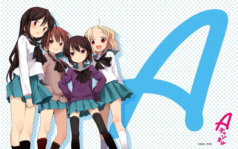A Channel, Run Momoki, Nagisa Tennouji, Tooru Ichii, Yuuko Nishi, 1080P, Anime