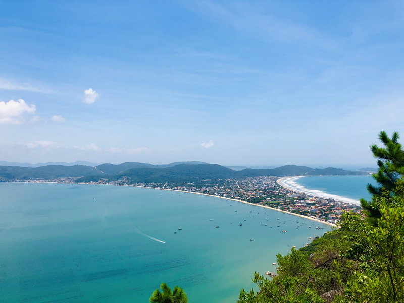 architecture, outdoors, landscape, day, ocean, mirante eco 360º, cityscape, no people, panoramic, summer, sky, city, coast, land, bay, built structure