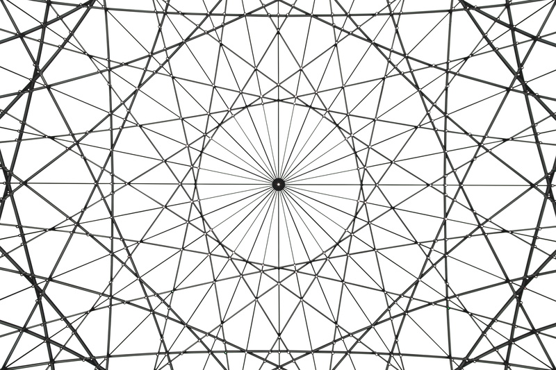 building, architecture, ceiling, design, photography, symmetry, black, abstract, low angle view, sky, complexity, circle, pattern, shape, no people, geometric shape