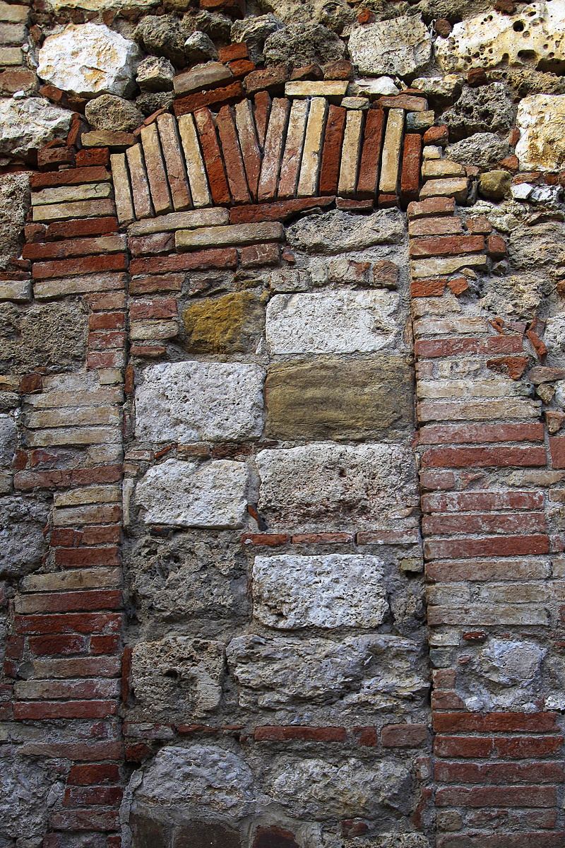 tuscany, pattern, wall, brick wall, stone material, full frame, outdoors, backgrounds, textured, building exterior, stone wall, weathered, 2K, architecture