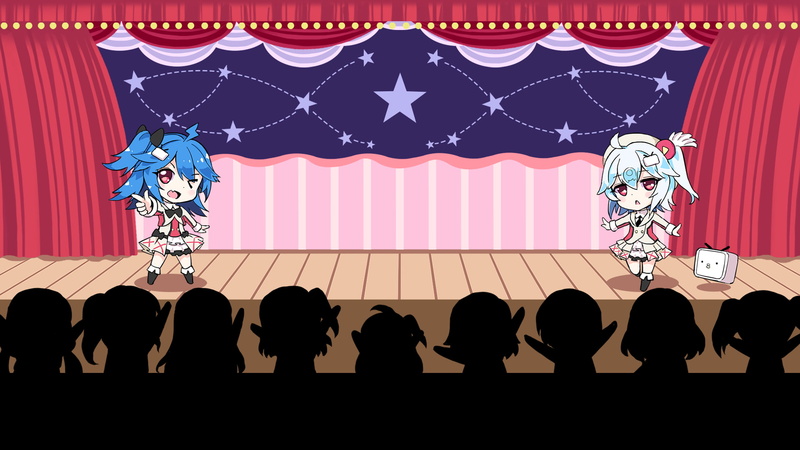people, amusement park, representation, lifestyles, stage, patriotism, group of people, sky, crowd, architecture, standing, anime, anime girls, bilibili