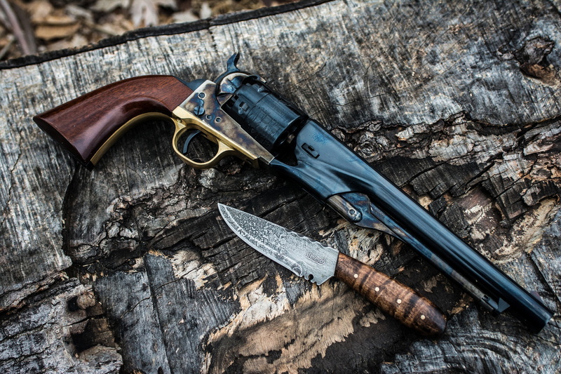 solid, still life, weapon, pistol, rock - object, wood - material, 1080P, handgun, old, gun, knife, work tool, knife - weapon, black, revolver, day, brown