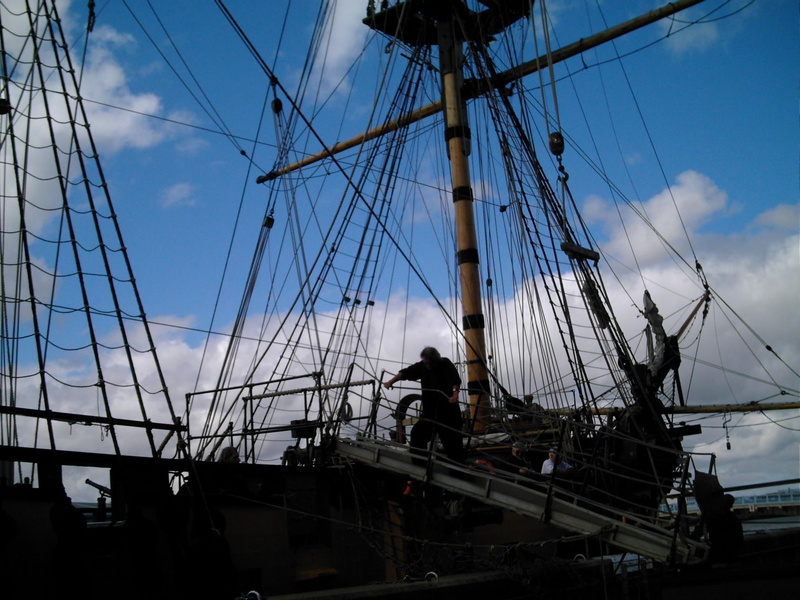 parked, ships, 1080P, rigging, sorting, boats