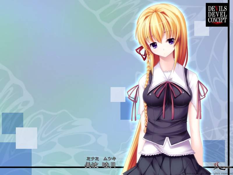 sunglasses, hairstyle, blond hair, three quarter length, one person, lifestyles, standing, anime, young women, front view, blond, young adult, devils devel concept