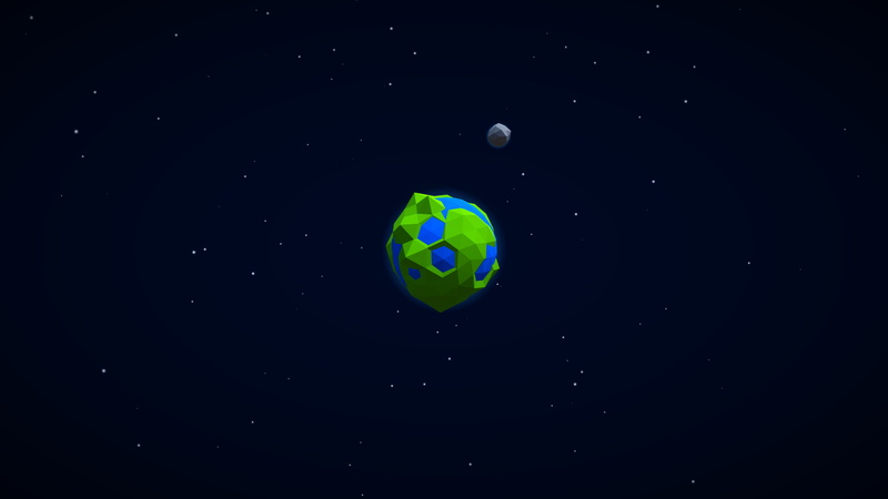 earth, sky, low poly, space, black color, green color, copy space, ball, planet earth, 4K, sports equipment, no people, galaxy, mid-air, 3D, black background