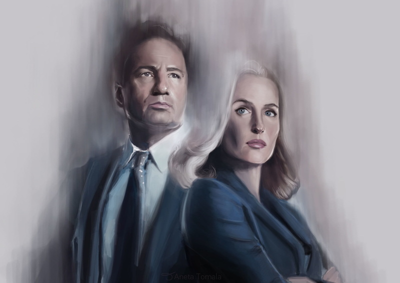 art, Fox Mulder, Gillian Anderson, Jillian Anderson, 1080P, X-files, Dana Scully, David Duchovny, the series, Classified material
