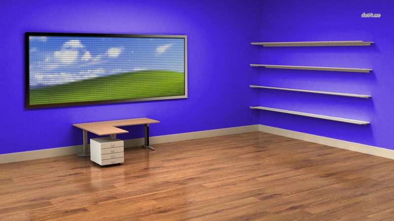 home interior, no people, technology, table, domestic room, home, sparse, room, architecture, wall - building feature, desk, home office, wood, business