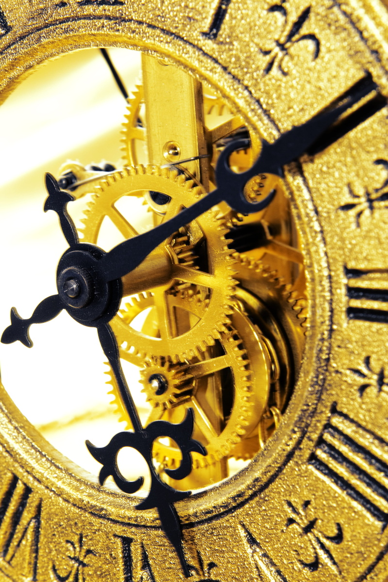 machinery, old, pressure, pointers, deadline, metal, dial, clockworks, appointment, minutes, numerals, clock, gold colored, complexity, 4K, no people