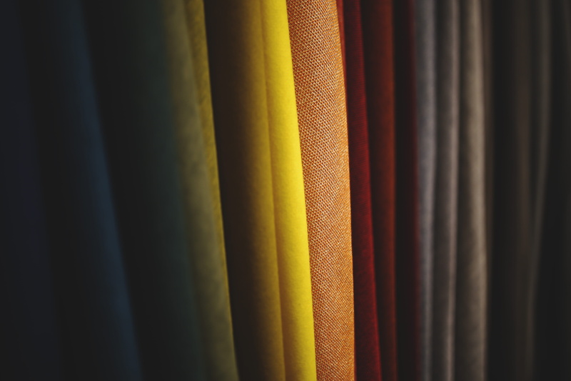 indoors, colorful, still life, hanging, bright, folds, 5K, textiles, textile, color, choice, fashion, fabrics, arrangement, multi colored, full frame