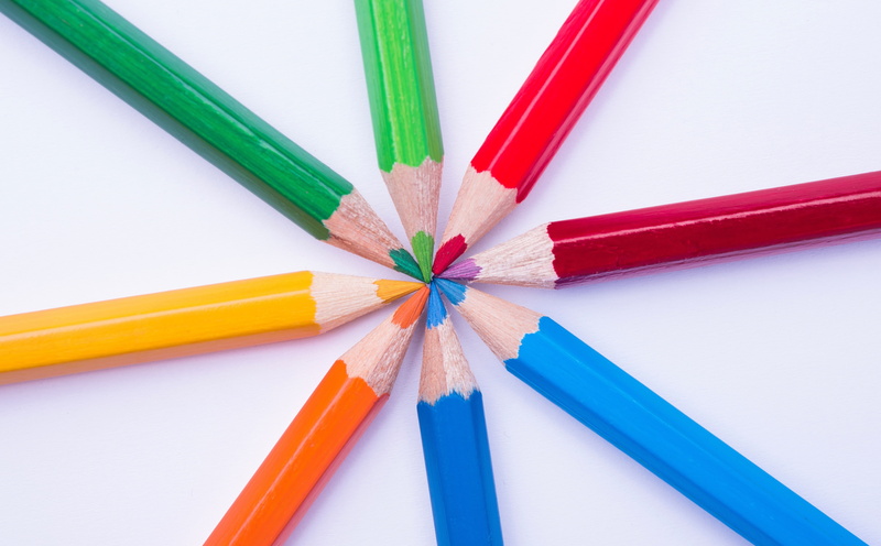 assortment, coloring, Design, white background, Bright, Spectrum, craft, chromatique, 5K, still life, Colouredpencils, choice, multi colored, studio shot