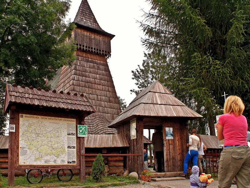 building, Wooden, men, an array of, shingle, building exterior, child, village dębno, built structure, outdoors, tree, architecture, childhood, Dębno, Trail