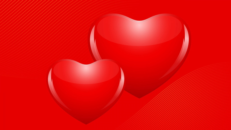 shiny, valentines day - holiday, positive emotion, red background, art and craft, dating, hearts, design, event, valentines day, celebration, romance, 4K